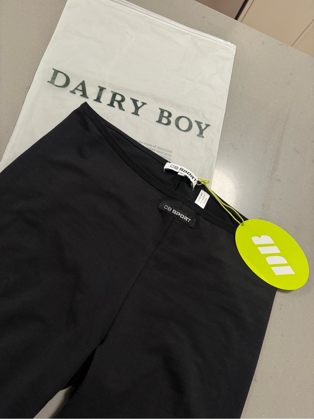 Black DB Sport Capris